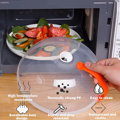 Microwave Splash Food Cover | BPA-Free Microwave Lid for Spill-Free & Mess-Free Cooking