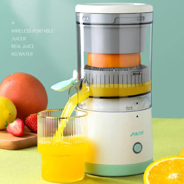 Portable Wireless Fruit Extractor | Rechargeable Personal Juicer for Fresh, On-the-Go Smoothies