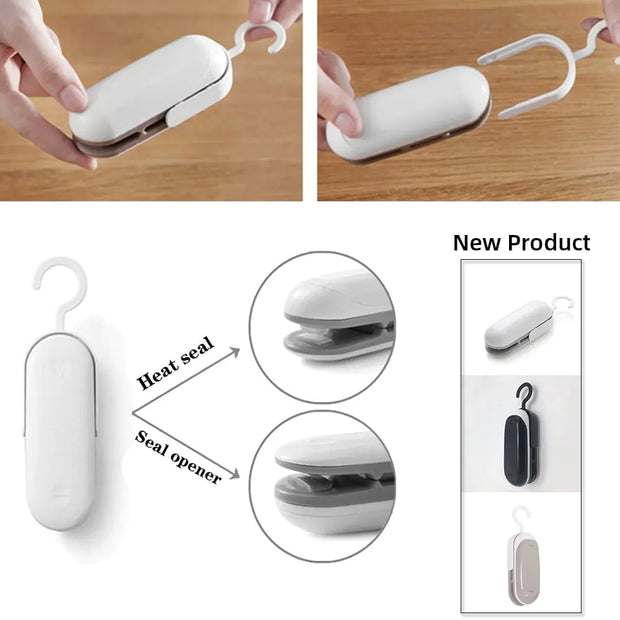 Mini Heat Bag Portable Sealer | Compact & Efficient Sealing for Freshness On-the-Go