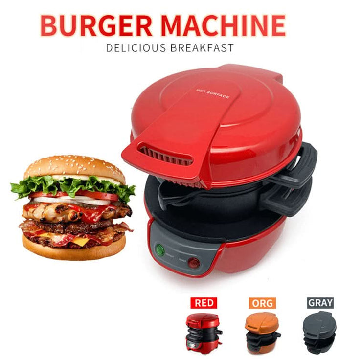 Multifunctional Household Breakfast Machine | Sandwich Maker, Egg Cooker, Waffle & Burger Press in One