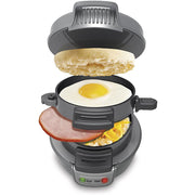 Multifunctional Household Breakfast Machine | Sandwich Maker, Egg Cooker, Waffle & Burger Press in One"