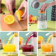 Portable Wireless Fruit Extractor | Rechargeable Personal Juicer for Fresh, On-the-Go Smoothies