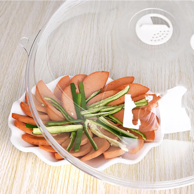 Microwave Splash Food Cover | BPA-Free Microwave Lid for Spill-Free & Mess-Free Cooking